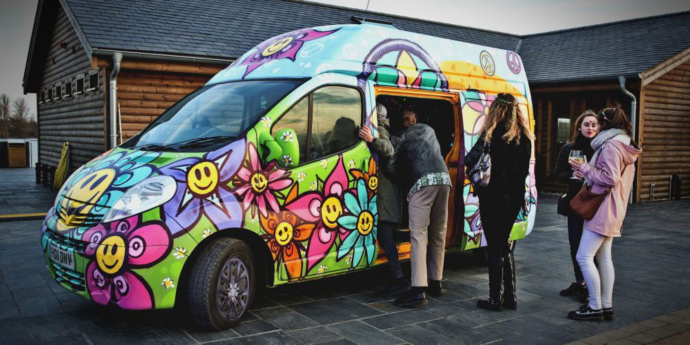 Hippie Van Car Photo Booth