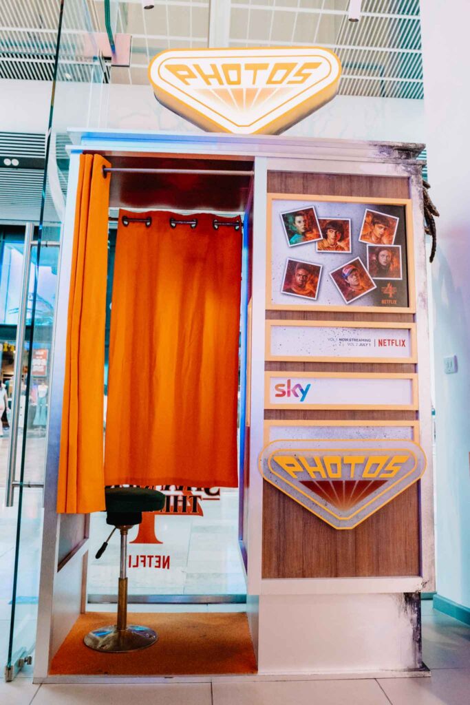Stranger Things - Netflix and Sky Custom Photo Booth