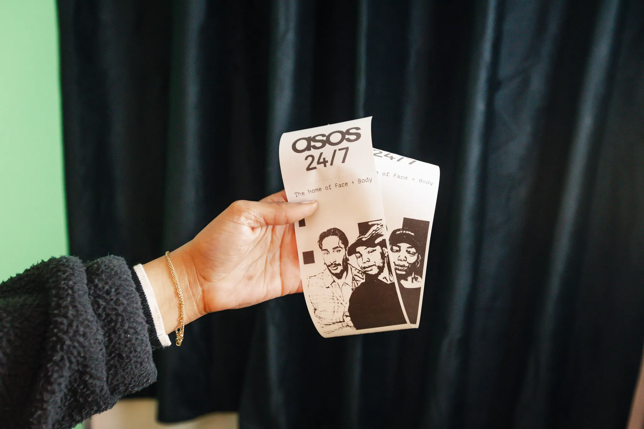 ASOS 24/7 Receipt Photo Booth
