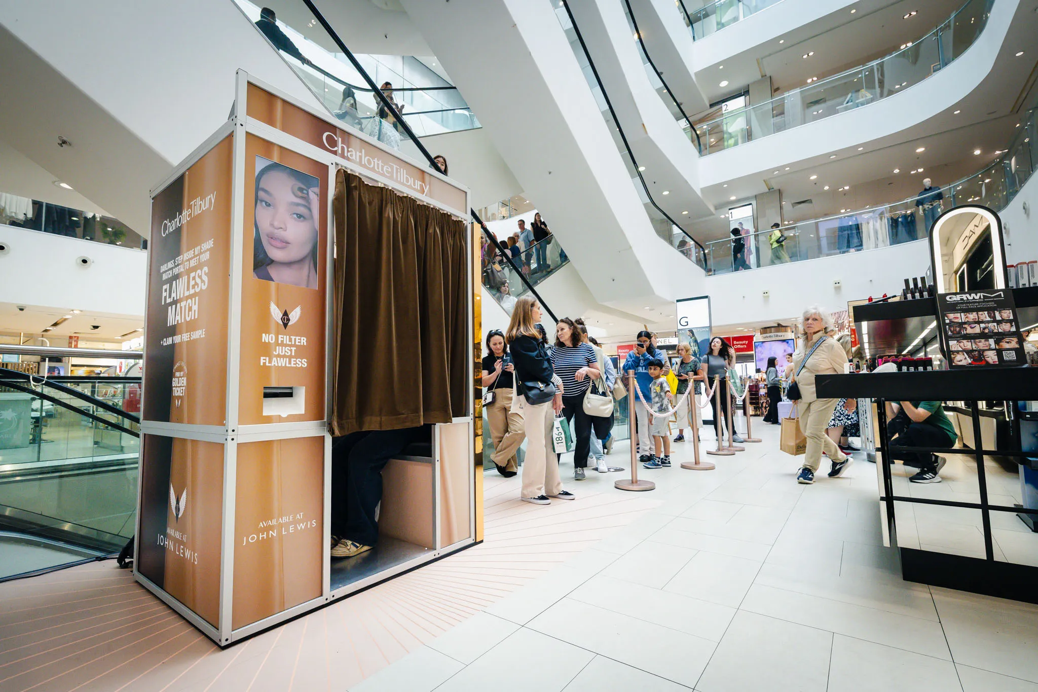 We recently delivered an interactive Charlotte Tilbury activation that blended AI shade-matching with live photo capture to create a seamless, on-brand guest experience. Guests completed a quick tone survey, our AI analysed their portrait, and their personalized Airbrush Flawless Foundation shade (e.g. 5N) appeared live on their photo layout — ready to share instantly. The result was a fast, engaging experience that drove both social reach and product discovery. The same technology can be tailored for NARS, matching guests to their Light Reflecting Foundation range and applying the same survey, AI logic, and real-time branding to deliver a consistent yet distinct